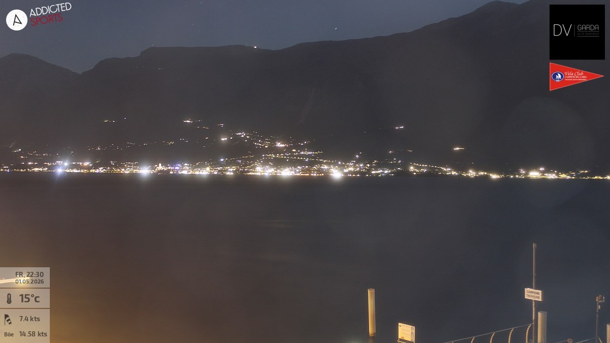 Archiv Foto Webcam Gardasee Campione del Garda