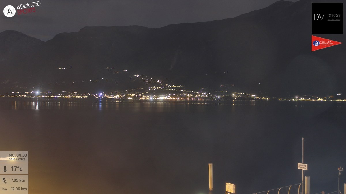 Archiv Foto Webcam Gardasee Campione del Garda