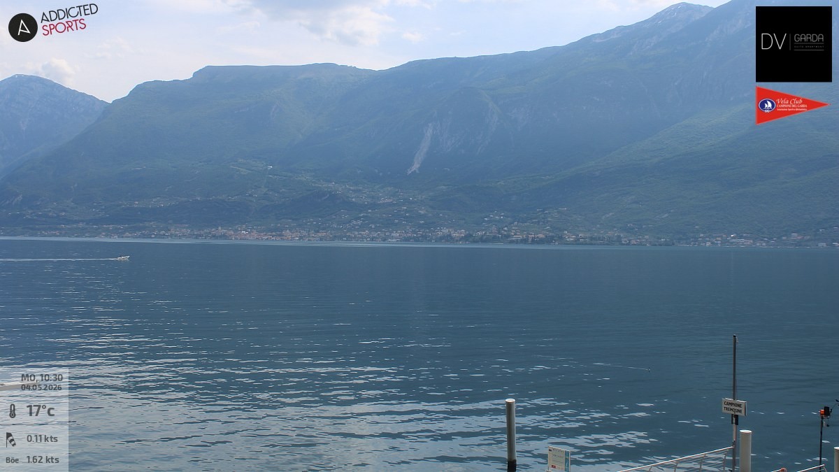 Archiv Foto Webcam Gardasee Campione del Garda