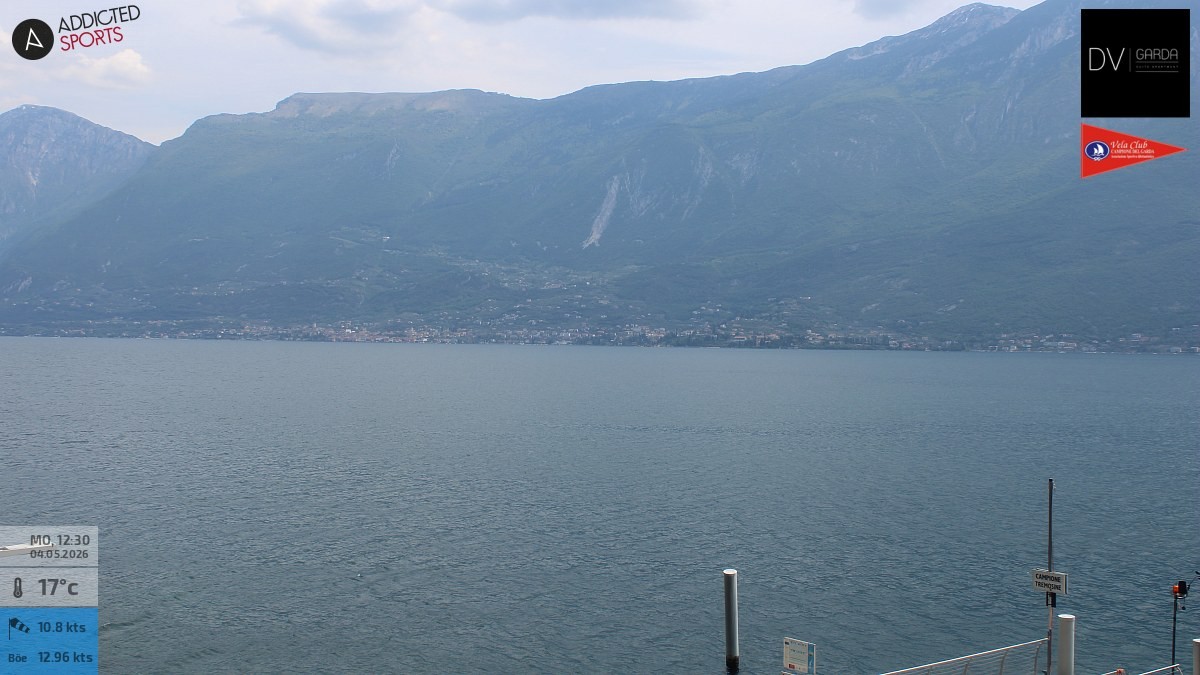 Archiv Foto Webcam Gardasee Campione del Garda