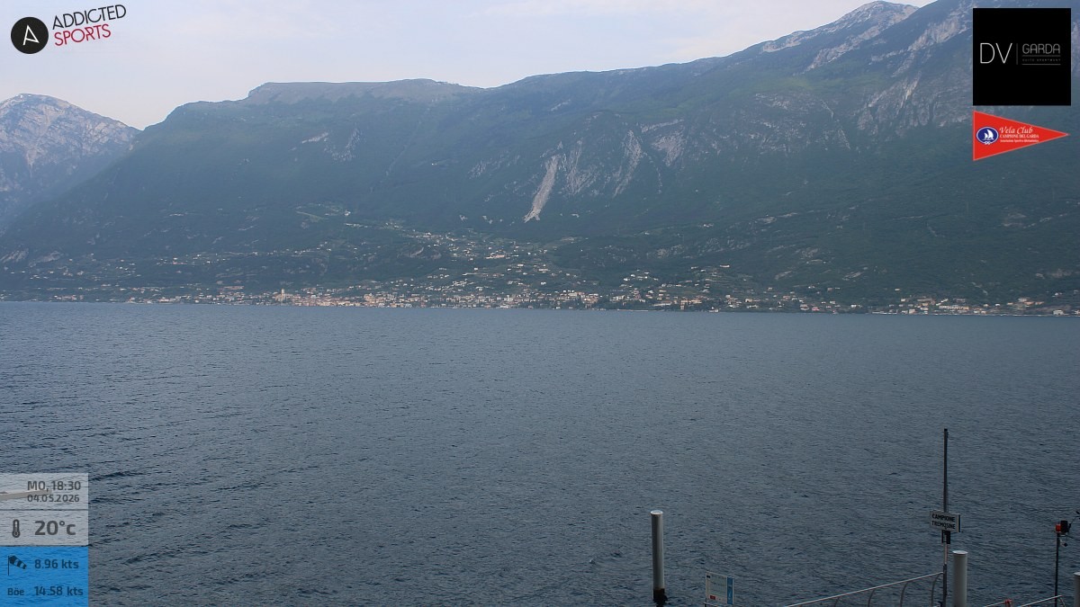 Archiv Foto Webcam Gardasee Campione del Garda
