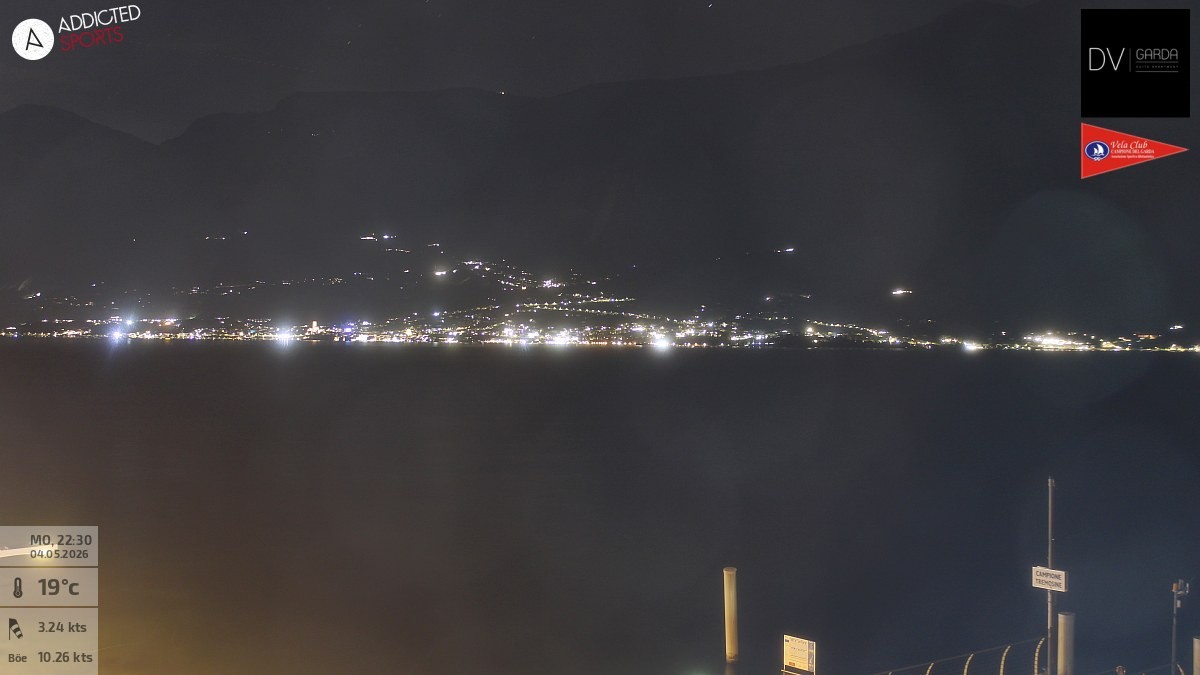 Archiv Foto Webcam Gardasee Campione del Garda