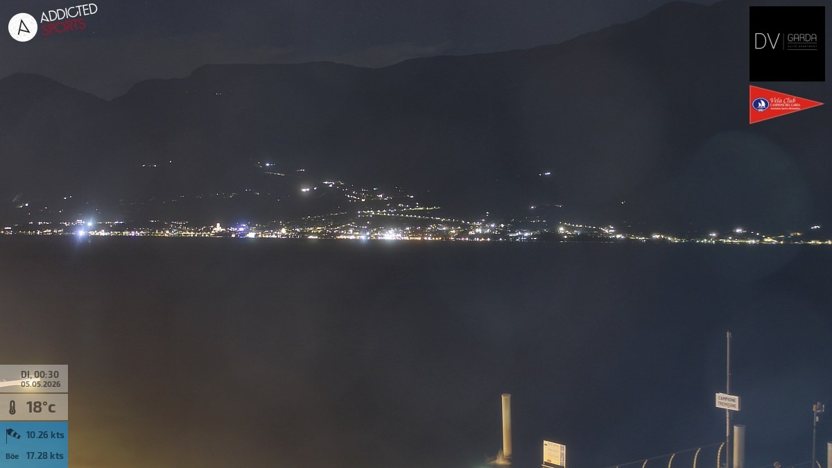 Archiv Foto Webcam Gardasee Campione del Garda