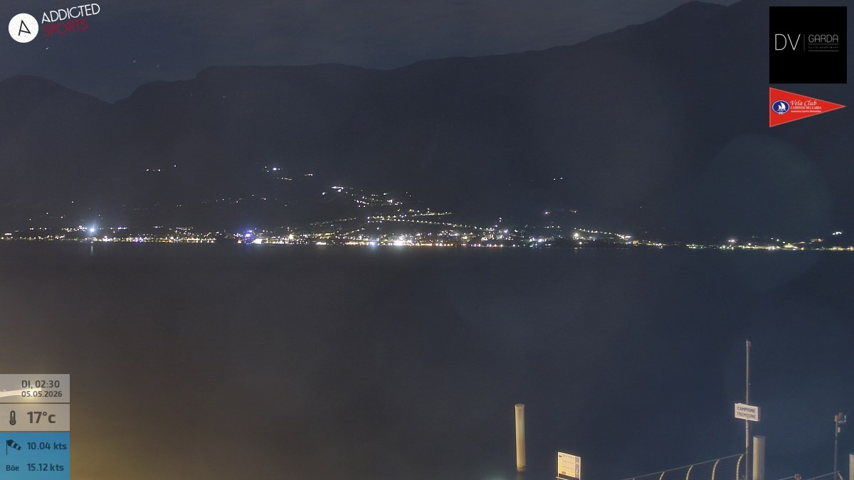 Archiv Foto Webcam Gardasee Campione del Garda