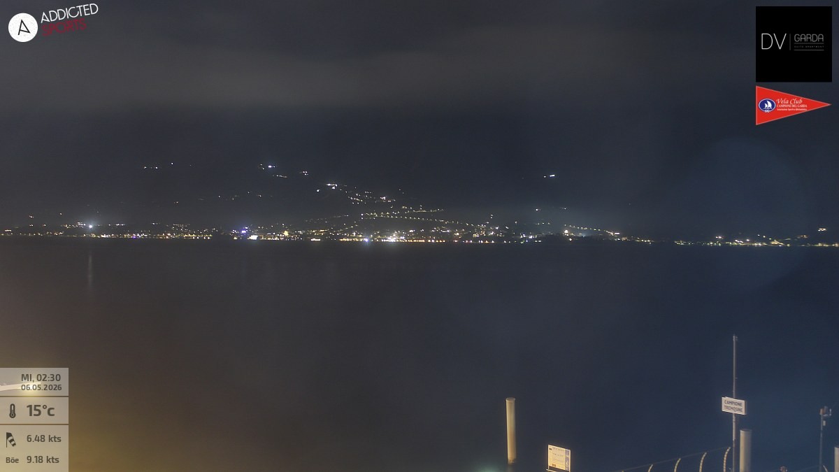 Archiv Foto Webcam Gardasee Campione del Garda
