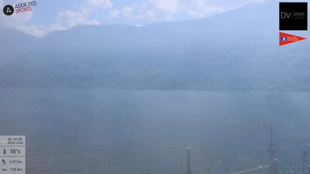 Archiv Foto Webcam Gardasee Campione del Garda