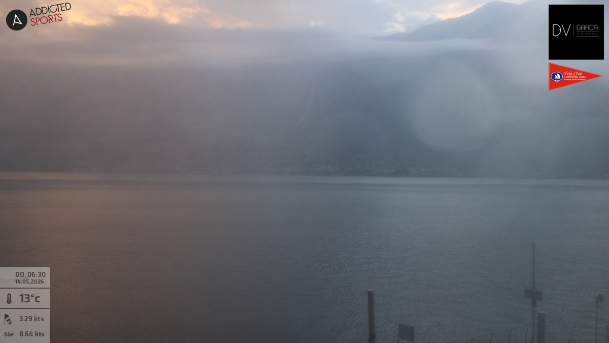 Archived image Webcam Campione del Garda - Lake Garda