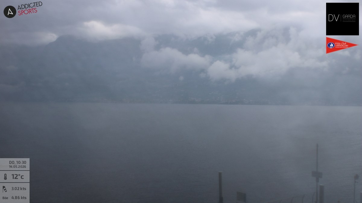 Archived image Webcam Campione del Garda - Lake Garda
