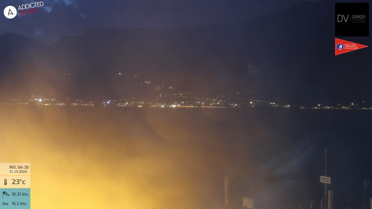 Archiv Foto Webcam Gardasee Campione del Garda