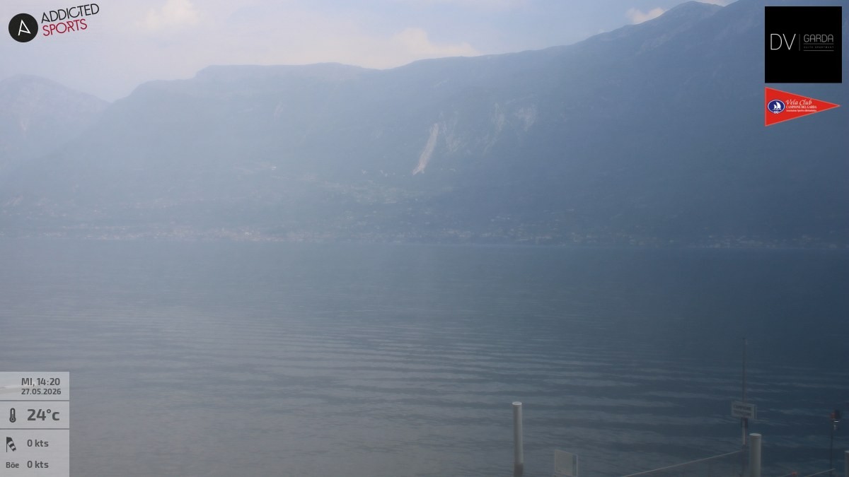 Archiv Foto Webcam Gardasee Campione del Garda