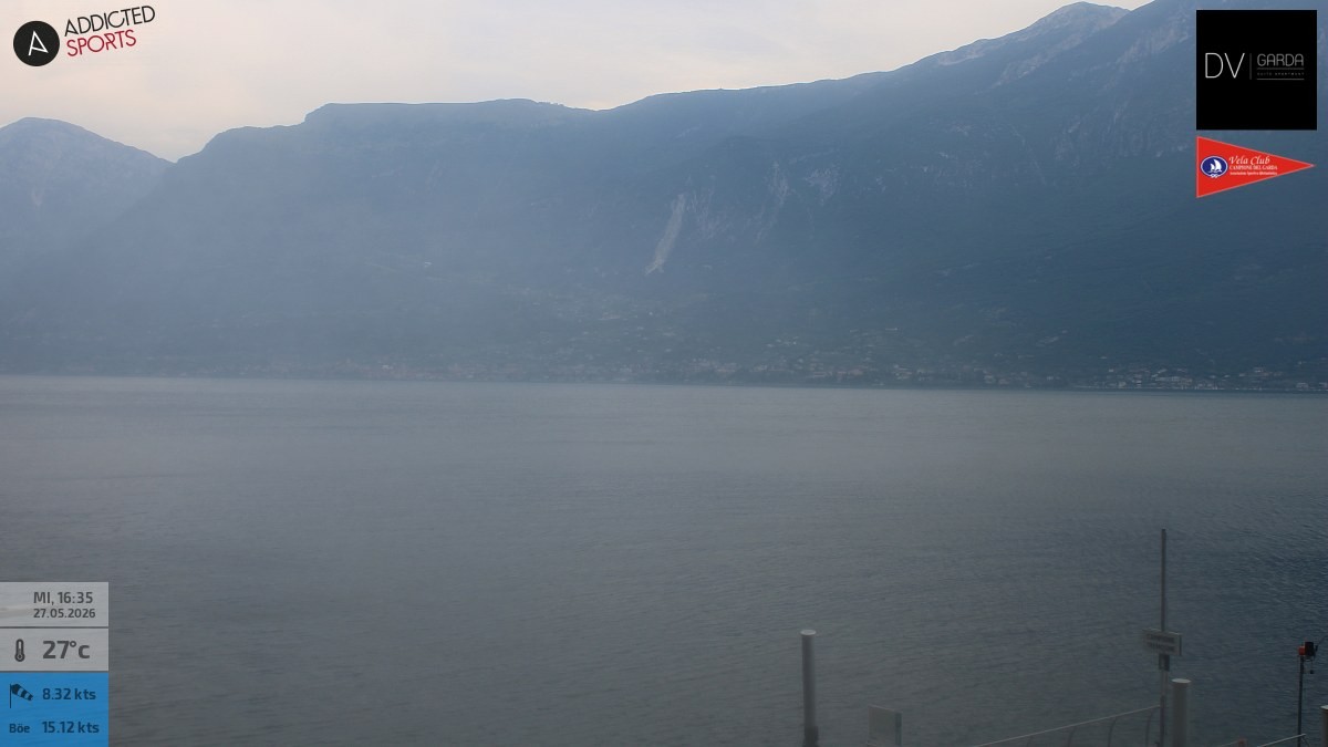 Archiv Foto Webcam Gardasee Campione del Garda