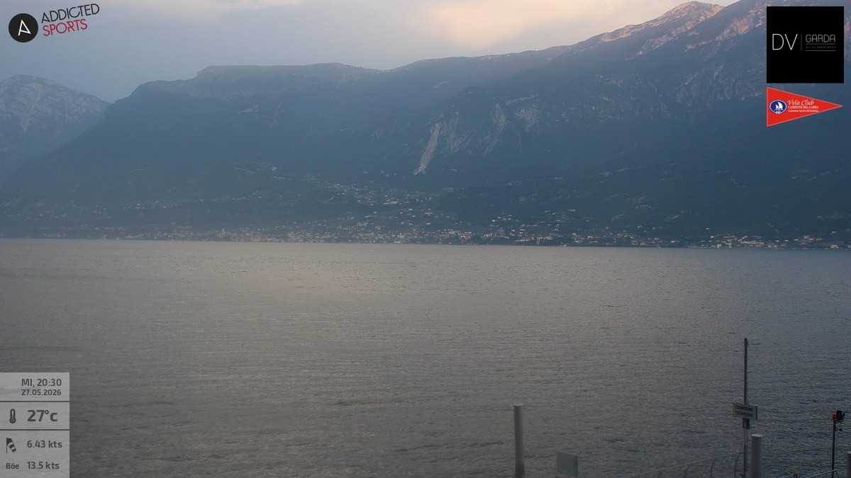 Archiv Foto Webcam Gardasee Campione del Garda