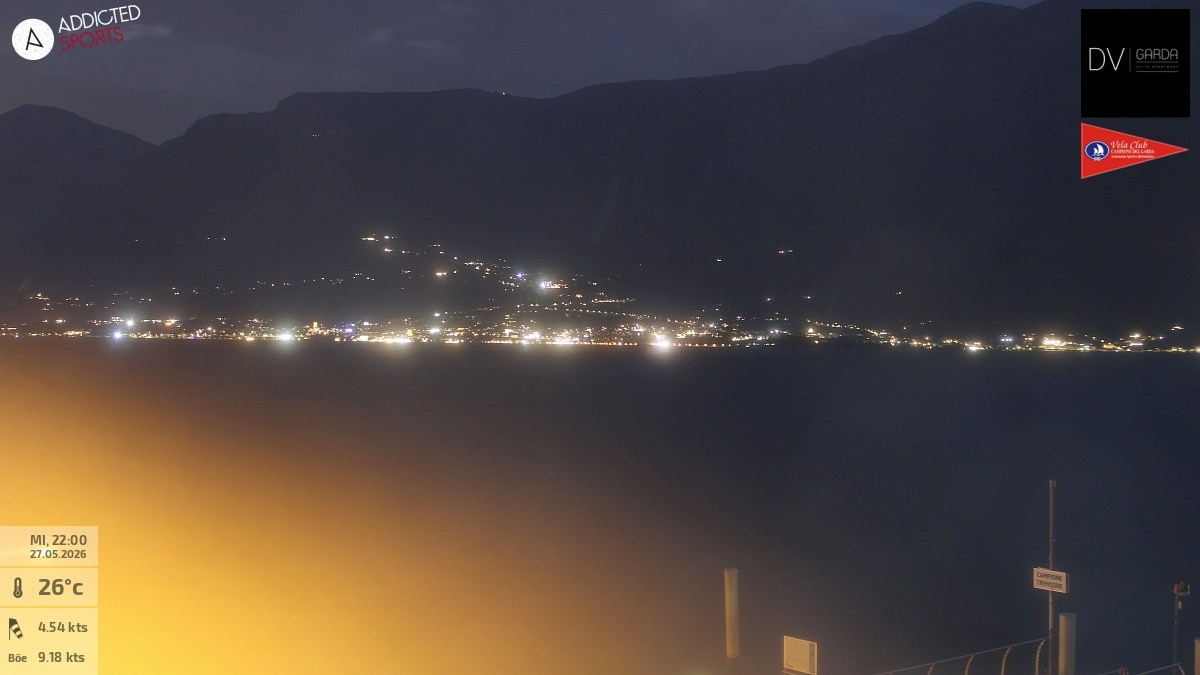 Archiv Foto Webcam Gardasee Campione del Garda
