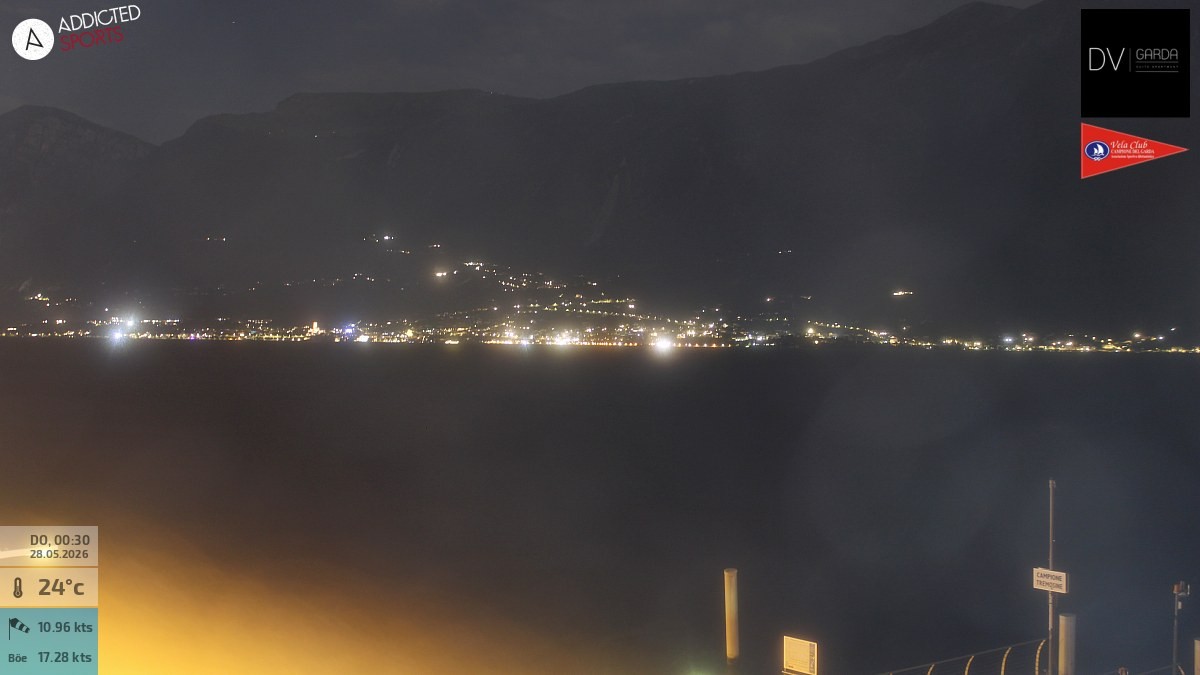 Archived image Webcam Campione del Garda - Lake Garda