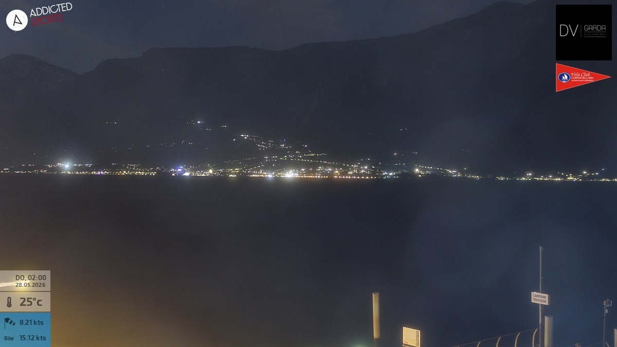 Archived image Webcam Campione del Garda - Lake Garda