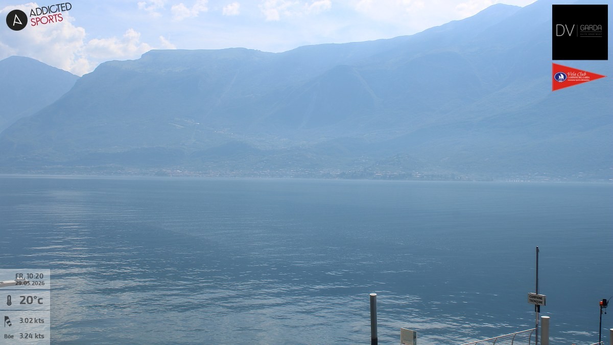 Archived image Webcam Campione del Garda - Lake Garda