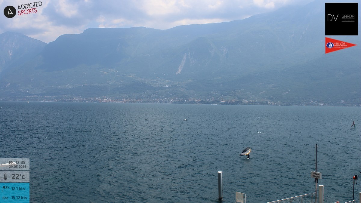 Archived image Webcam Campione del Garda - Lake Garda