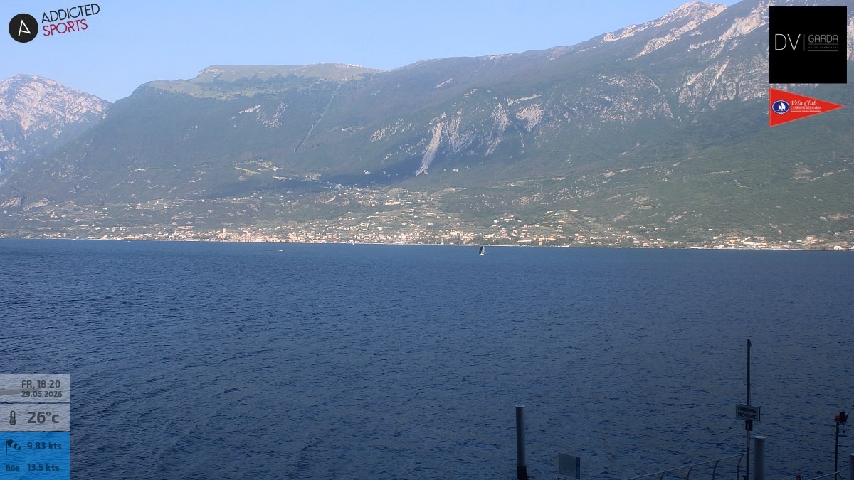 Archived image Webcam Campione del Garda - Lake Garda