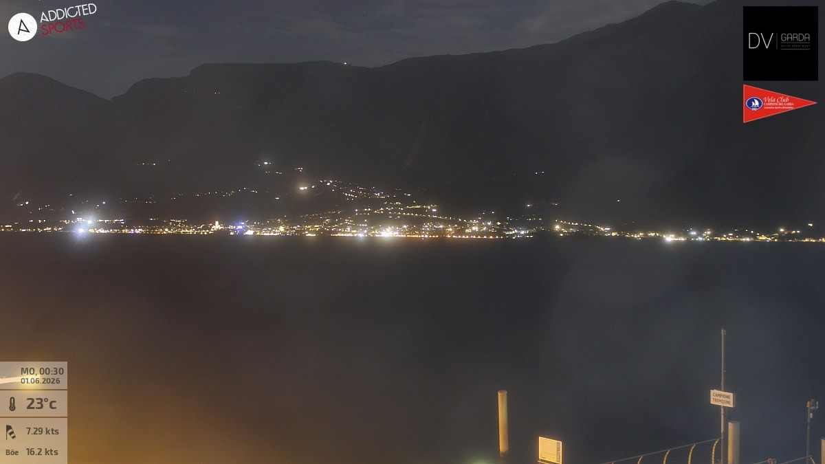 Archiv Foto Webcam Gardasee Campione del Garda