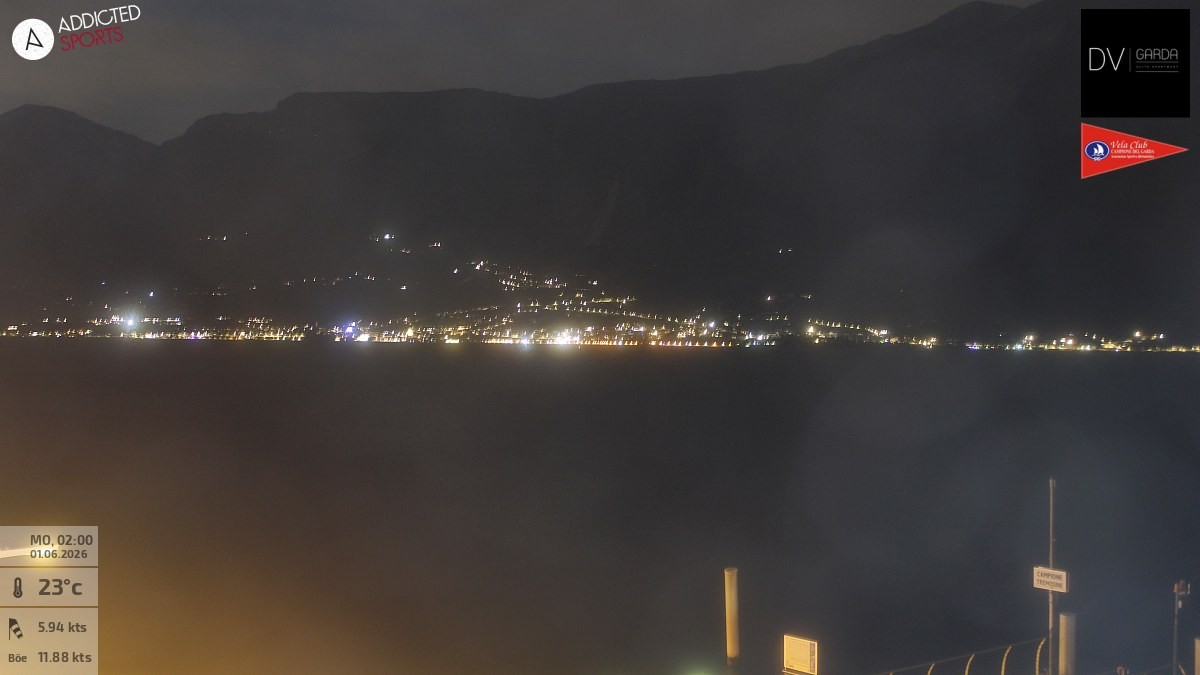 Archiv Foto Webcam Gardasee Campione del Garda