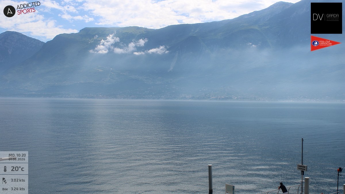 Archived image Webcam Campione del Garda - Lake Garda