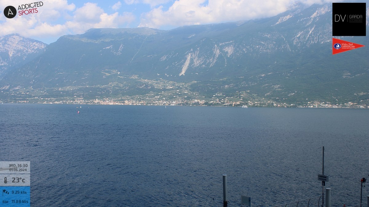 Archived image Webcam Campione del Garda - Lake Garda