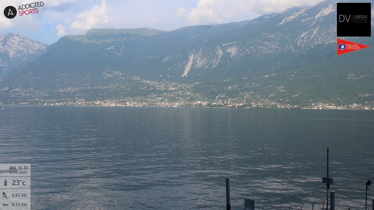 Archived image Webcam Campione del Garda - Lake Garda