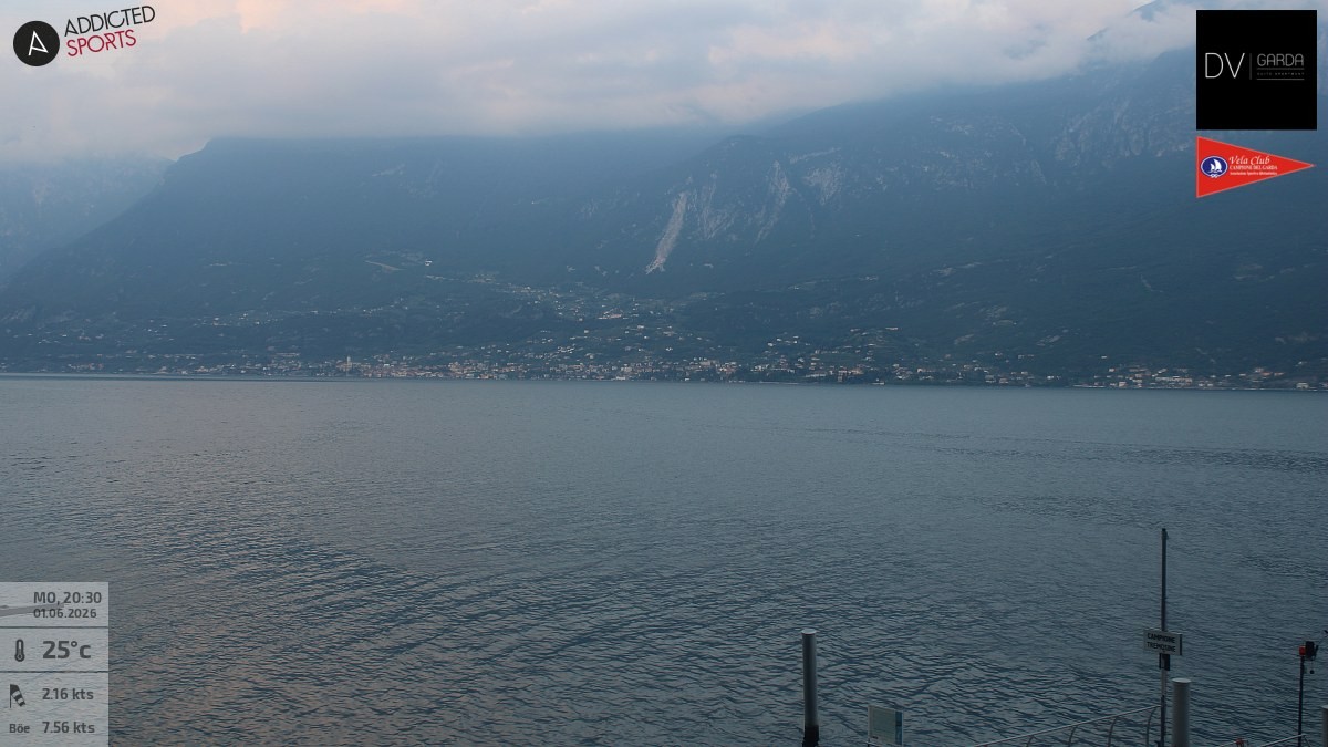 Archived image Webcam Campione del Garda - Lake Garda