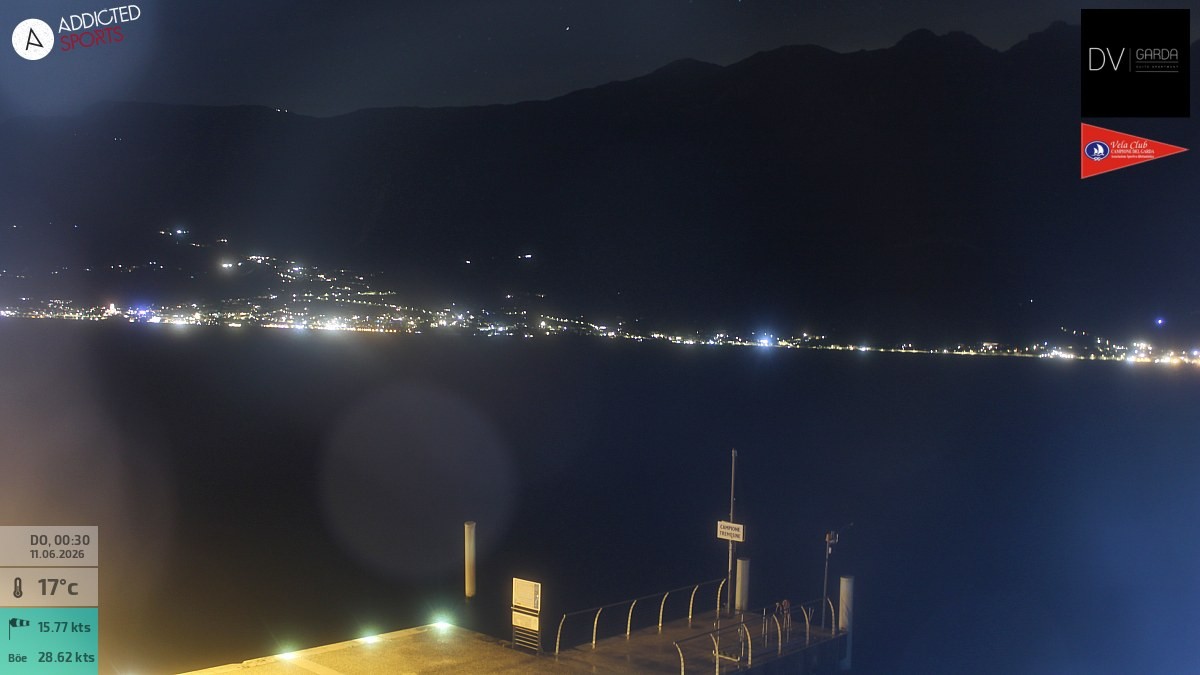 Archiv Foto Webcam Gardasee Campione del Garda