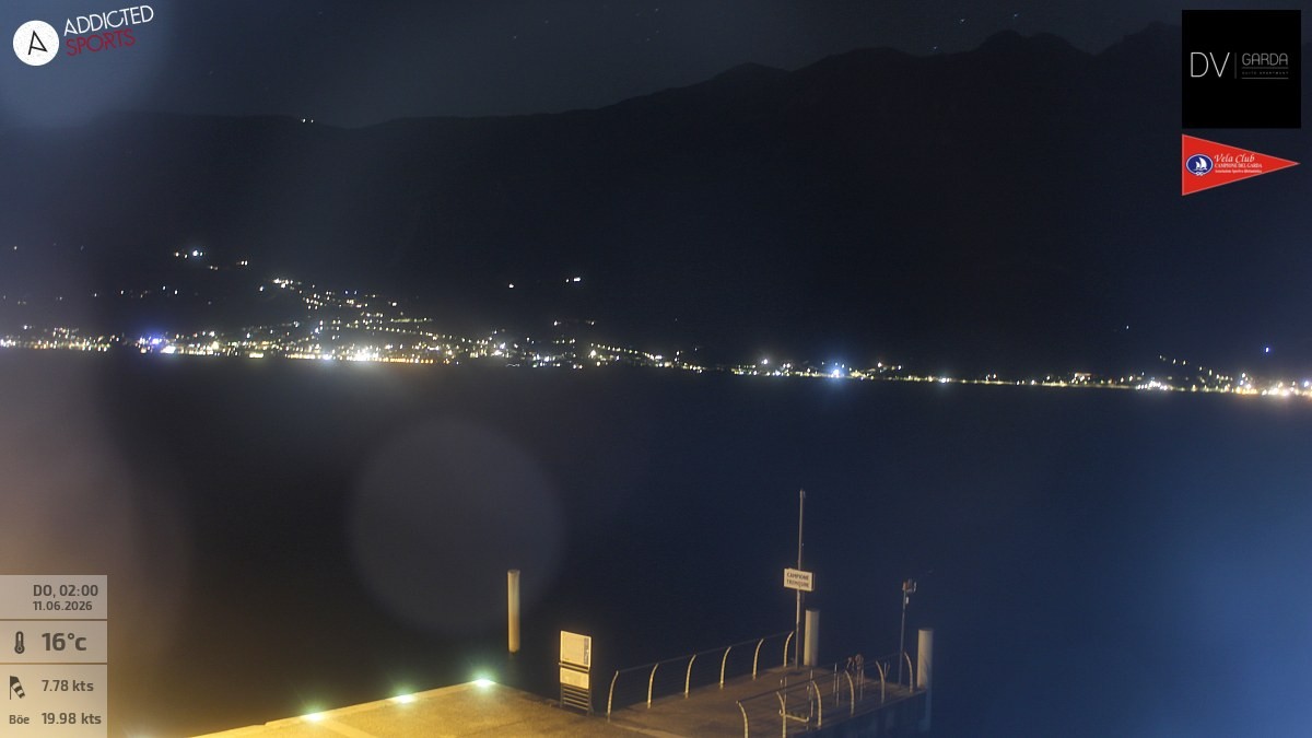 Archiv Foto Webcam Gardasee Campione del Garda
