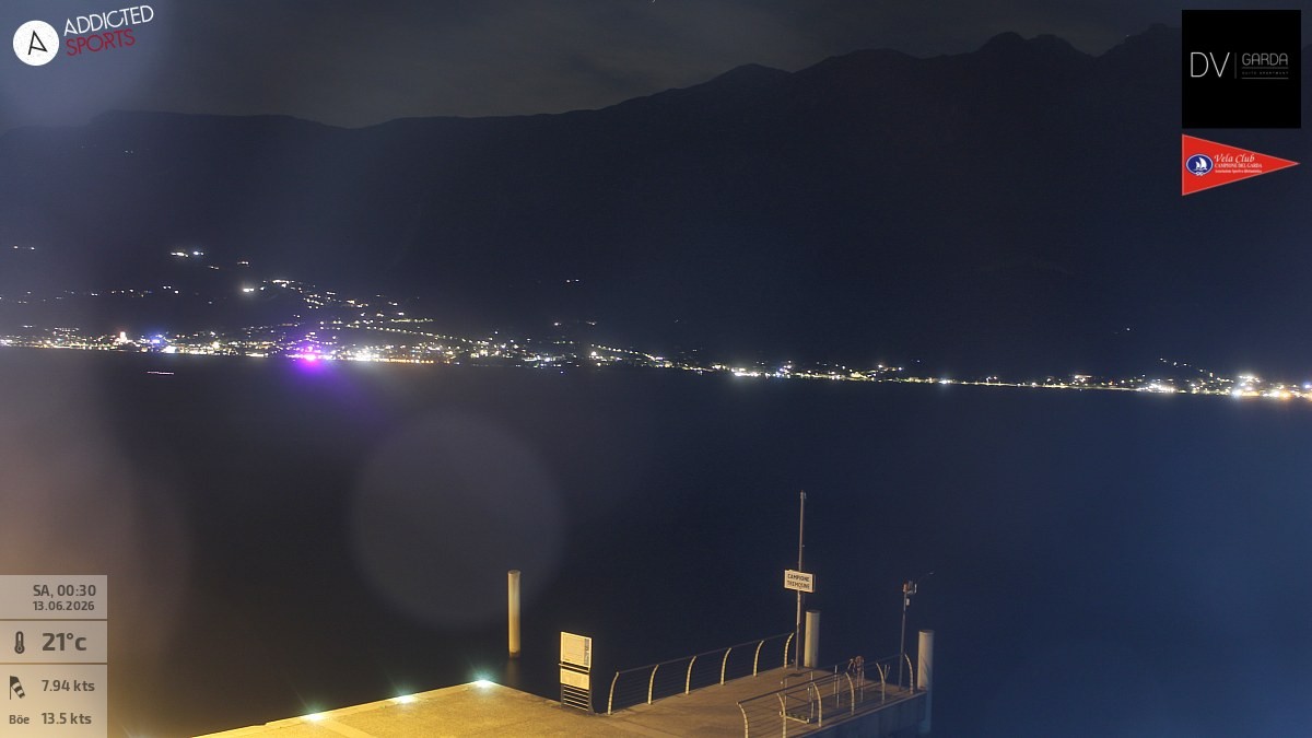 Archived image Webcam Campione del Garda - Lake Garda