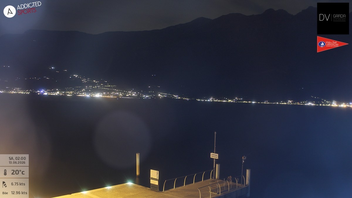 Archived image Webcam Campione del Garda - Lake Garda