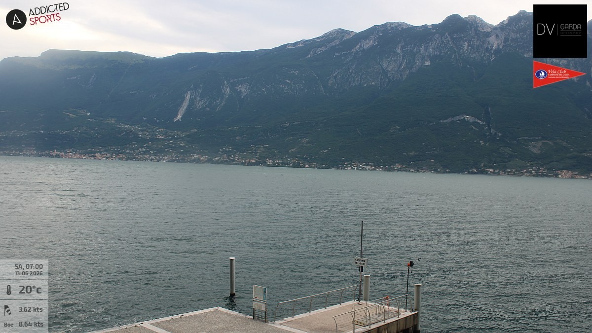 Archived image Webcam Campione del Garda - Lake Garda