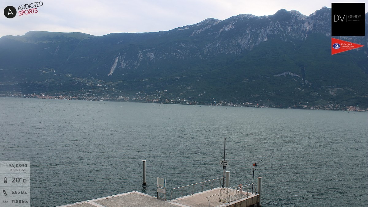 Archived image Webcam Campione del Garda - Lake Garda