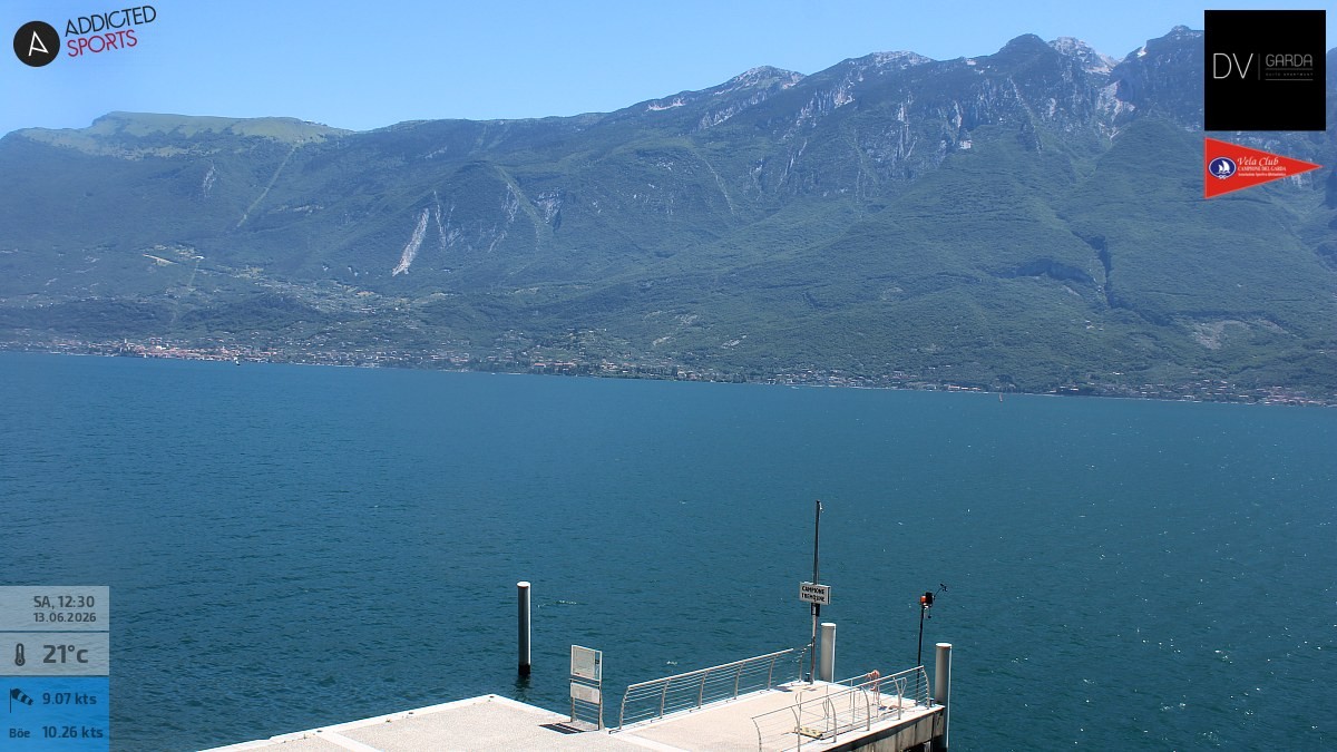 Archived image Webcam Campione del Garda - Lake Garda