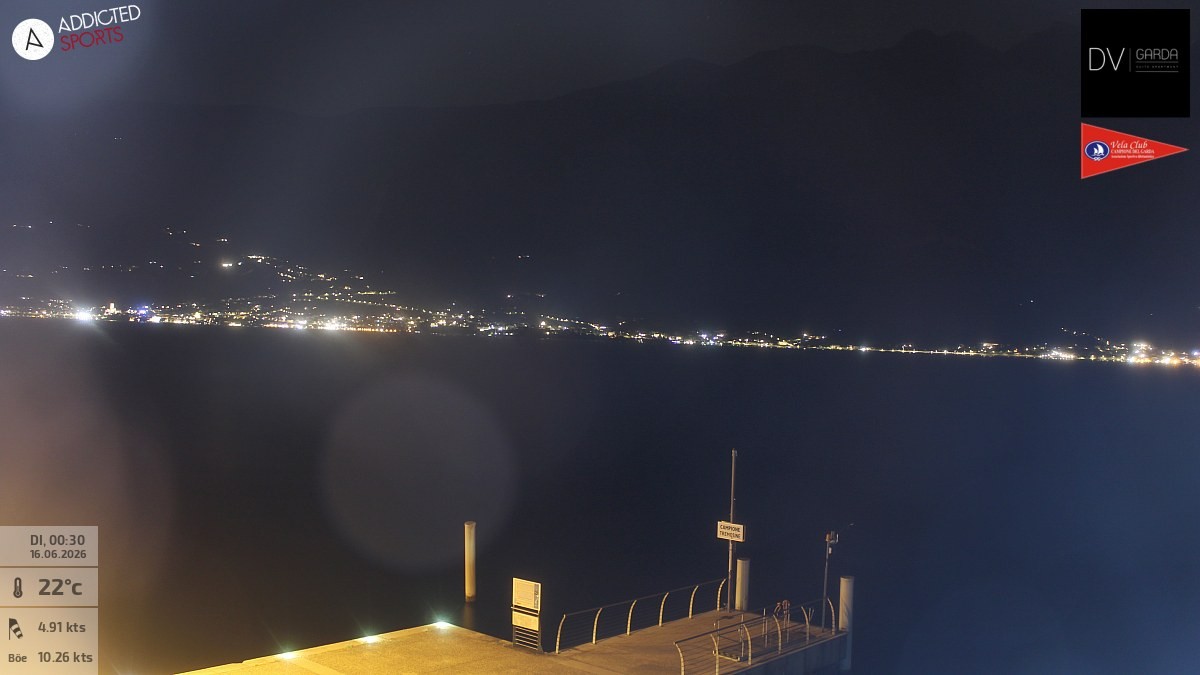 Archived image Webcam Campione del Garda - Lake Garda