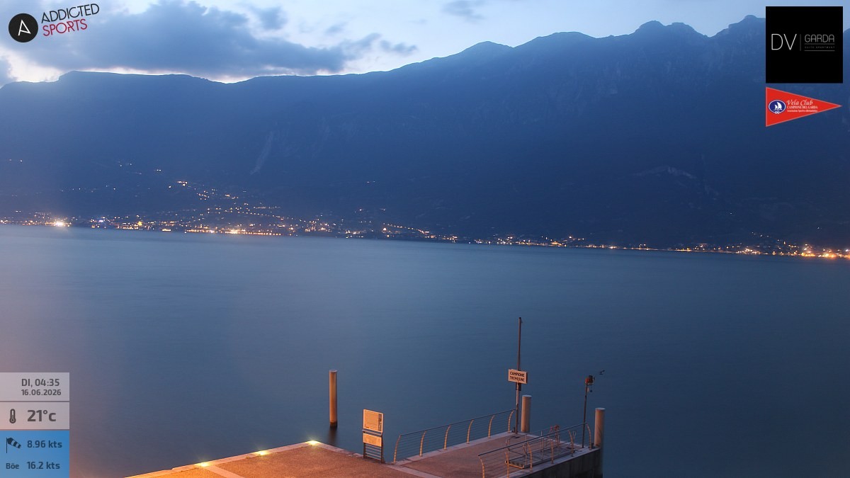 Archived image Webcam Campione del Garda - Lake Garda