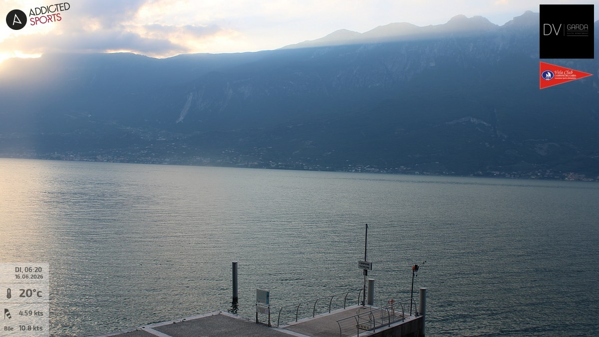 Archived image Webcam Campione del Garda - Lake Garda