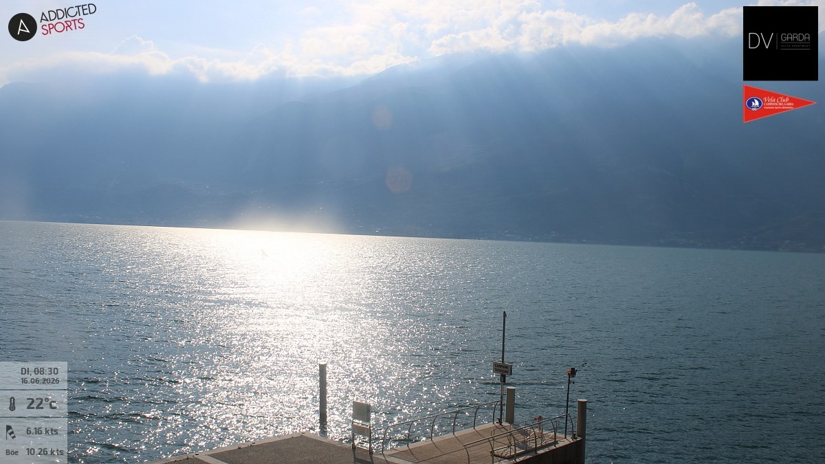 Archived image Webcam Campione del Garda - Lake Garda