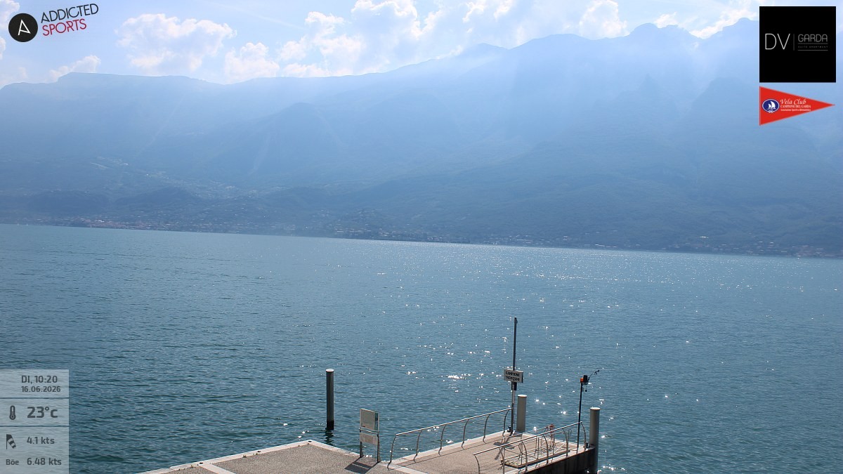 Archiv Foto Webcam Gardasee Campione del Garda