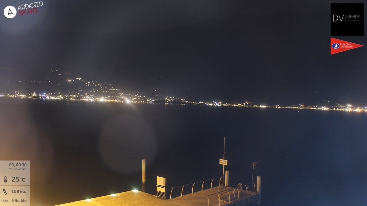 Archiv Foto Webcam Gardasee Campione del Garda