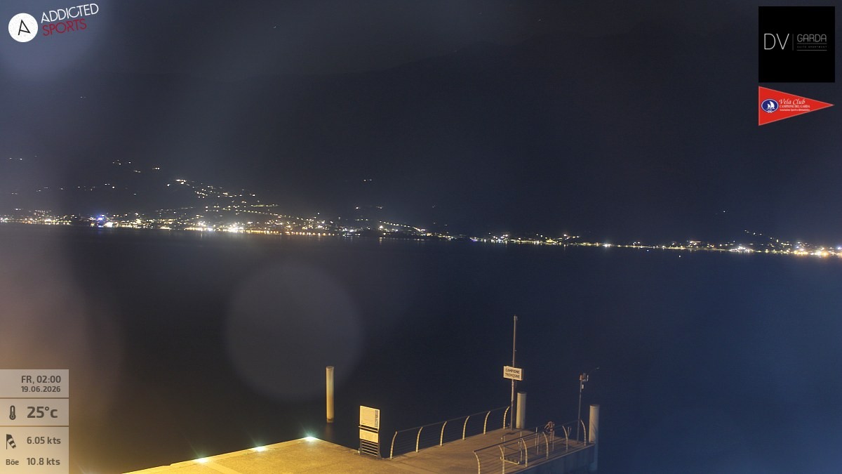 Archiv Foto Webcam Gardasee Campione del Garda