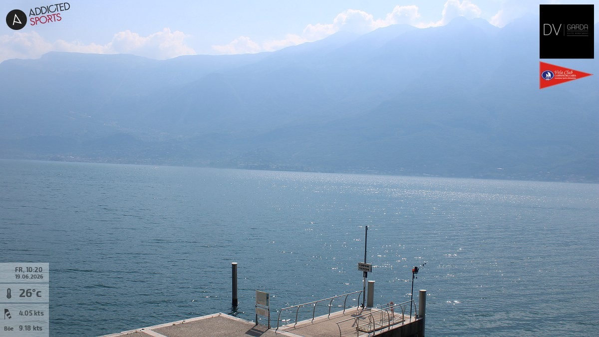 Archiv Foto Webcam Gardasee Campione del Garda