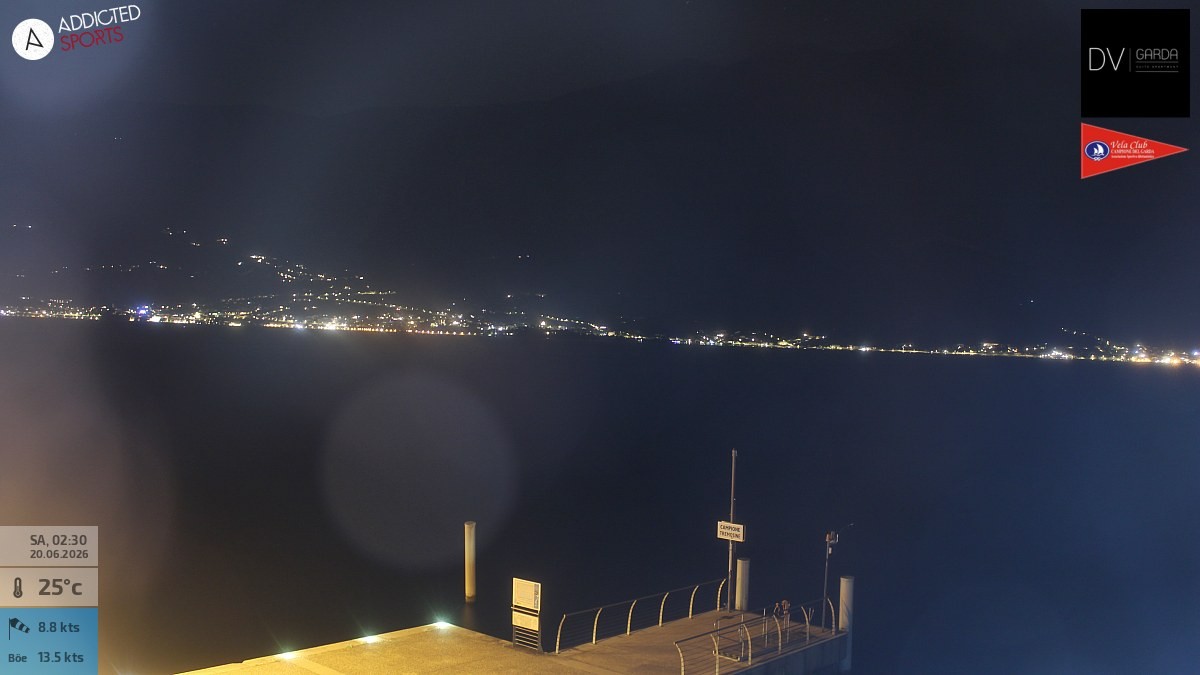 Archiv Foto Webcam Gardasee Campione del Garda