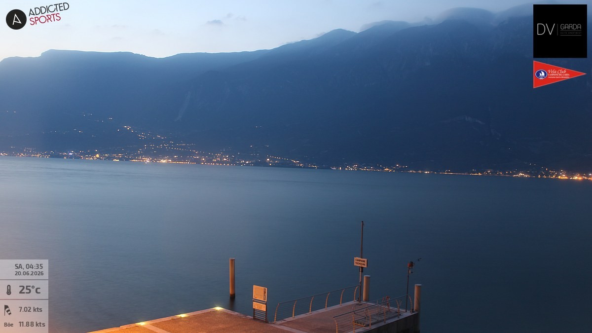 Archiv Foto Webcam Gardasee Campione del Garda