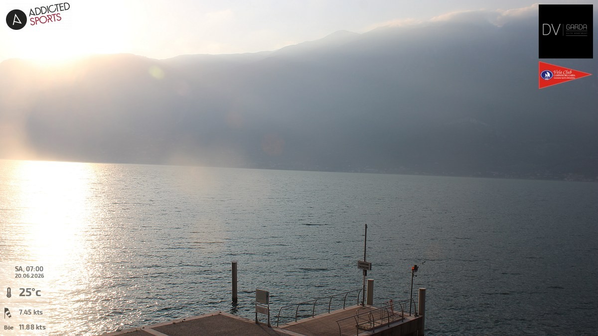 Archiv Foto Webcam Gardasee Campione del Garda