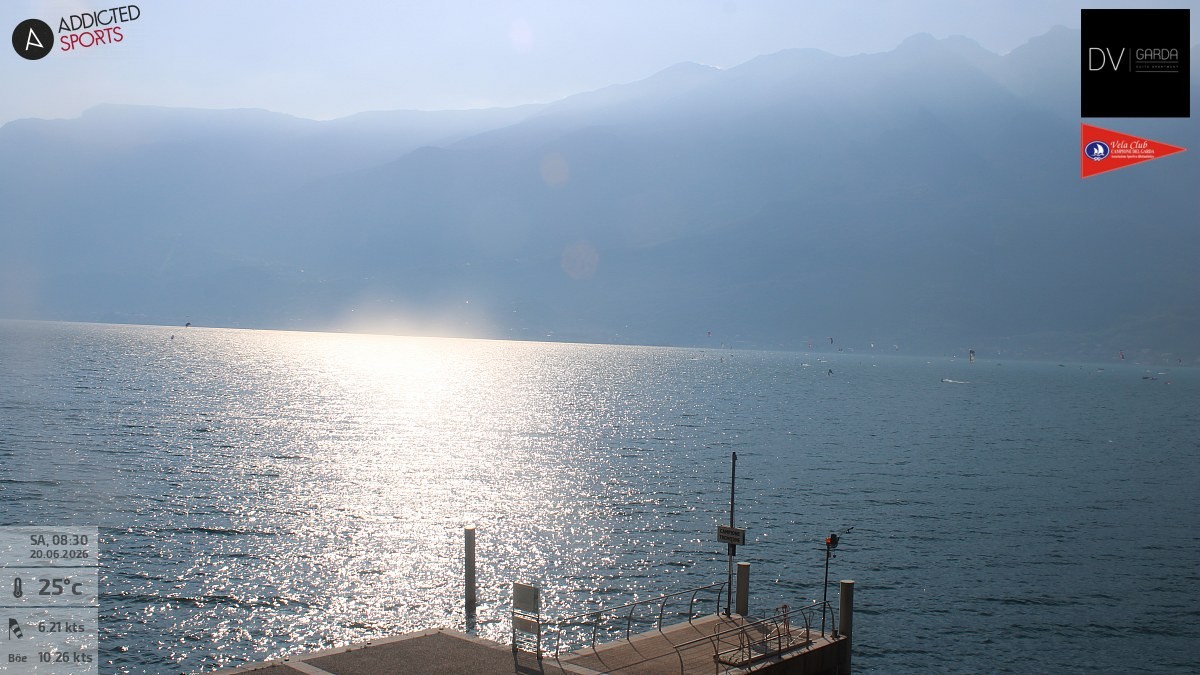 Archiv Foto Webcam Gardasee Campione del Garda