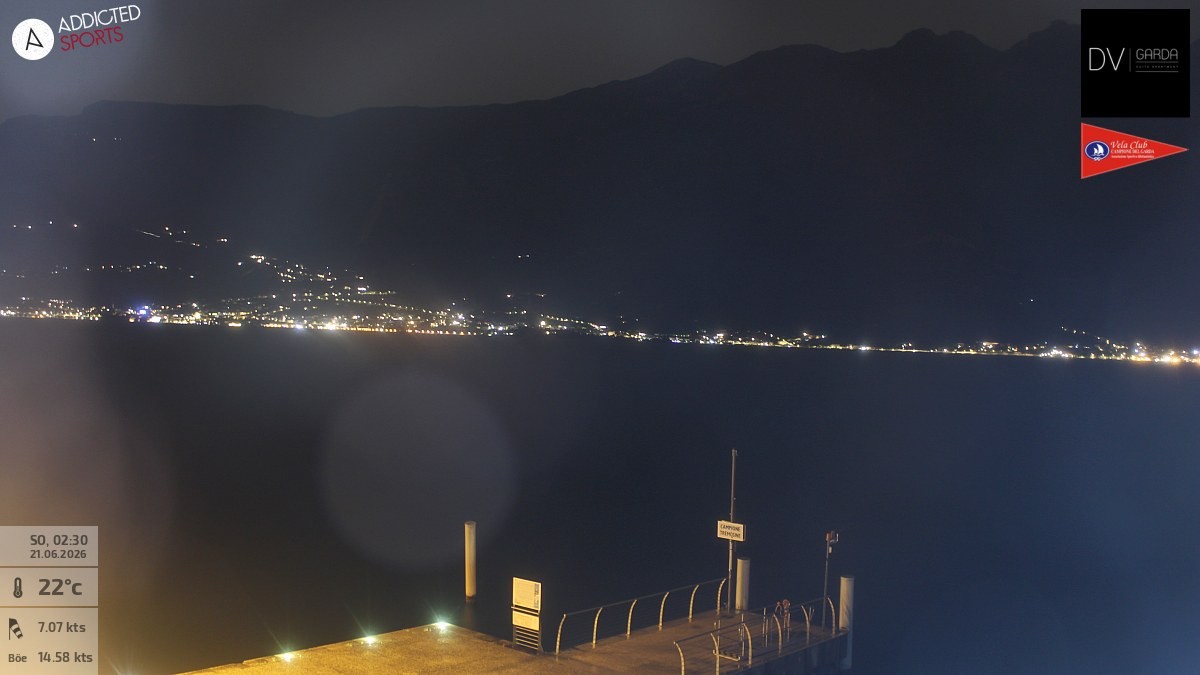 Archiv Foto Webcam Gardasee Campione del Garda