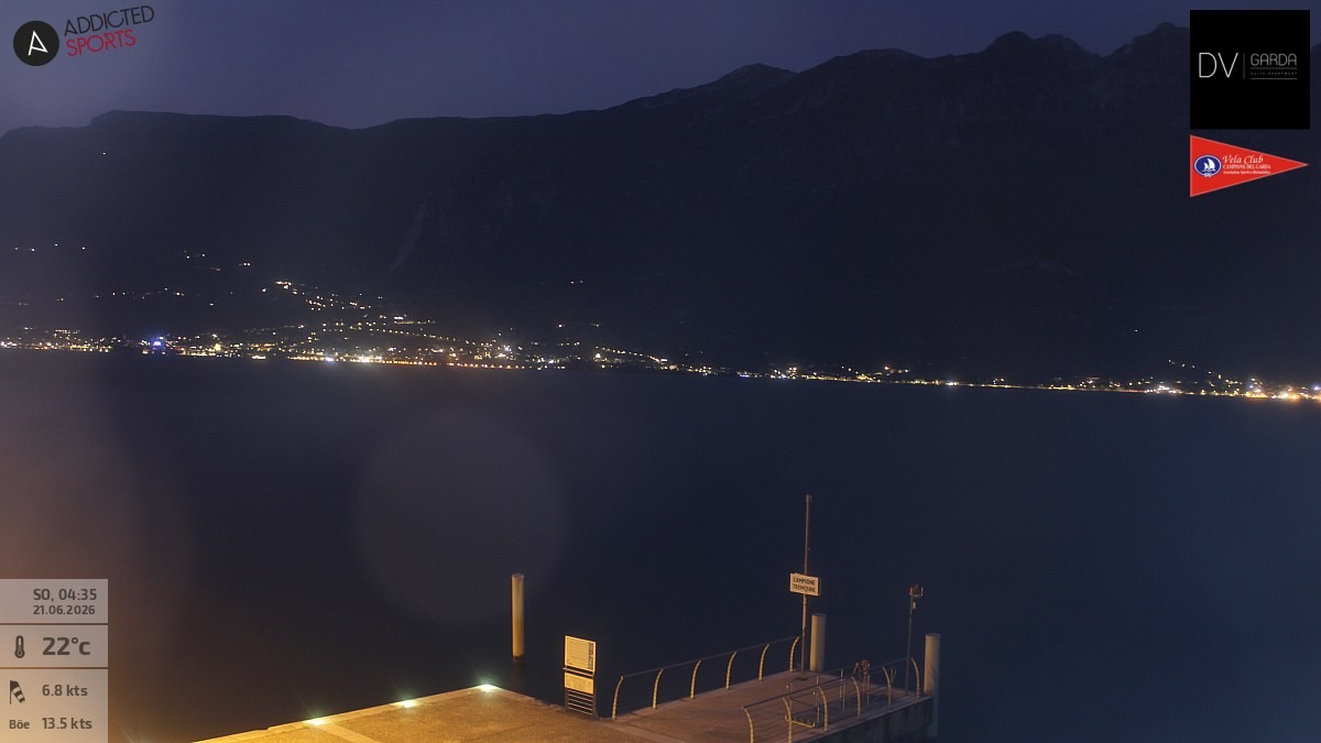 Archiv Foto Webcam Gardasee Campione del Garda