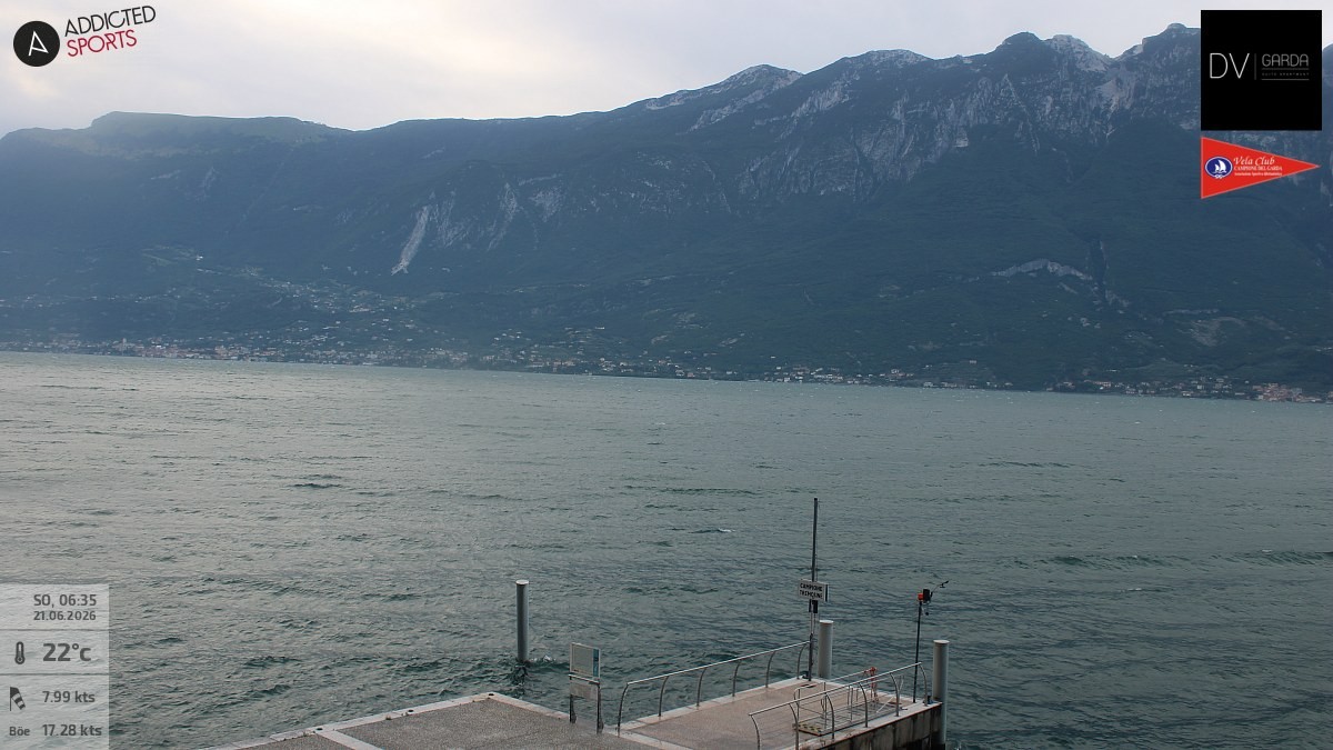 Archived image Webcam Campione del Garda - Lake Garda